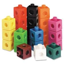Learning Resources Snap Cubes 100-Piece Activity Set, 100 Per Set