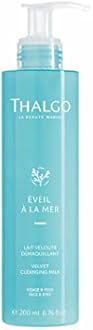 Thalgo Velvet Cleansing Milk - Gentle Cleansing Milk with Castor and Grape Seed Oils for Soft, Soothed, and Nourished Skin - 200ml