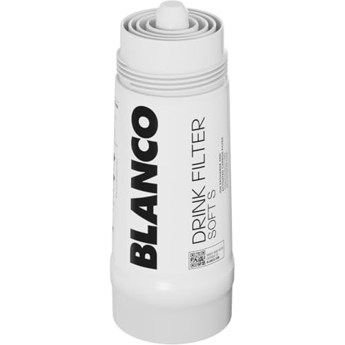 BLANCO Filtro de bebida Soft S | Menos cal | Más sabor | Apto para: Drink.soda & CHOICE.all | Cartucho de filtro antical | Optimiza el agua potable | Capacidad de filtrado: 670 litros a 12 °dTH