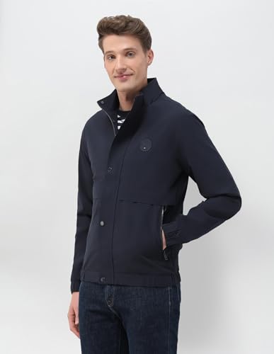 Image of U.S.Polo Association Men's Solid Pattern Windcheater Jacket