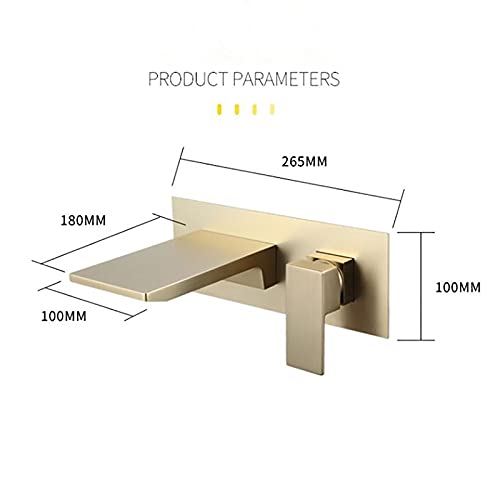 Robinet cascade de salle de bain en chrome mitigeur lavabo