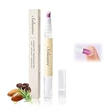 45° Keramik Nagelhautentferner Stift 2-in-1 Nagelhautentferner Peelt Sanft Pflegt Nägel Geeignet für Nagelhautrisse Trockenheit Splitterung Spendet Feuchtigkeit Verleiht Glanz, 2 ml