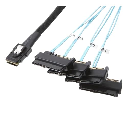 Cable S/AS Sff-8087 a 4 Sff-8482 para servidor 1m miniatura 3