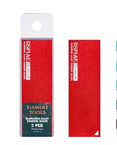 DSPIAE Red Perpendicular Sanding Board - Model Building Paints and Tools # AS-25PPRD