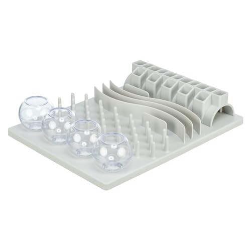 TRIXIE Katzenspielzeug Cat Activity Fun Board, Intelligenzspielzeug für Katzen, Strategie-Spiel zur geistigen Förderung & spielerischem Lernen, 30 × 40 cm - 4590