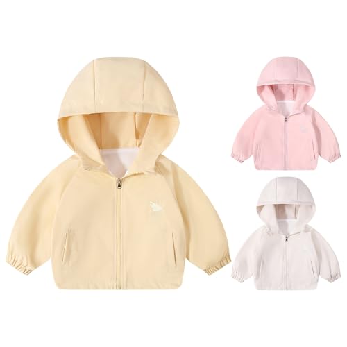 Youth Boys Girls Waterproof Raincoat Jacket Lightweight Fall Winter Outdoor Windbreaker Hooded Zip Lined Warm Packable