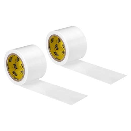 Image of PATIKIL Corrosion Protection Pipe Tape, 2 Pcs 30 Ft x 2 Inch PVC Insulation Wrap Duct Tape Self Adhesive for Metal Electrical Piping Drain Pipe Electrical Wires HVAC Duct, White