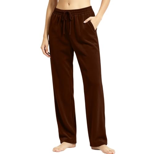 Velvet Pants Women Drawstring Baggy Trousers with Side Pockets Casual Fall - image 1