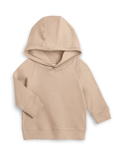 Image of Colored Organics Madison Hoodie (Blush), Baby Unisex Sweatshirt - 3-6M, Organic Cotton, Daily Wear