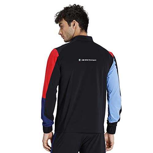 Image of Puma Cotton Zip Slim Fit Mens Casual Knitted Standard Length Jacket