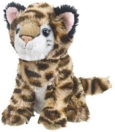 Wildlife Artists Ocelot Sitting Plush Toy 7" High