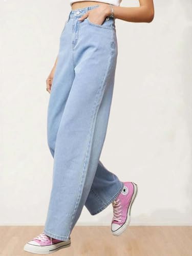 Image of KOTTY Women's Straight Fit High-Rise Stretchable Jeans