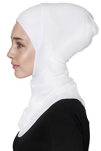 Lina & Lily Modal Jersey Full Coverage Ninja Hijab Undercap with Neck Cover for Muslim Women3