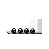 eufy Security eufyCam E330 (Professional), 4 camera’s, 4K-camerasysteem voor buiten, 24/7 opnemen, wifi-NVR, inclusief harde schijf van 1 TB, 10CH, lokale opslag, geen maandelijkse kosten