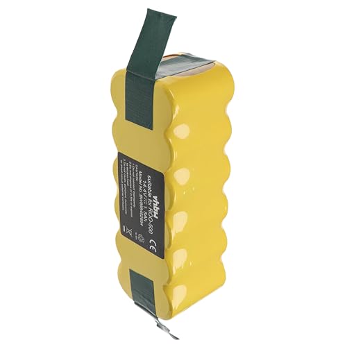 vhbw 1x Akku kompatibel mit iRobot Roomba 774, 775, 776, 782, 775 Pet, 776p, 782E Saugroboter (1500 mAh, 14,4 V, NiMH)