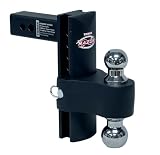 TRIMAX - Razor Ultra Steel Adjustable Trailer Hitch - Fits 2.0' Receiver, Dual...