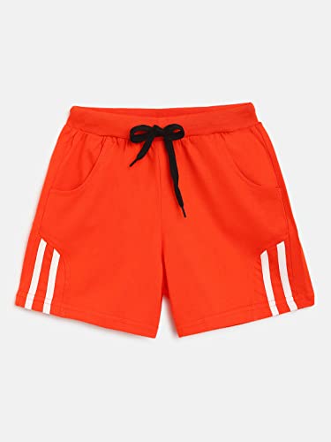 Image of Li'l Tomatoes Girls 100% Cotton Combo Shorts Pack of 2 | Soft & Breathable Summer Shorts | Elastic Waist Casual Wear | 2-14 Years