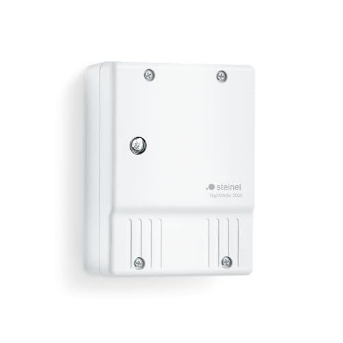 Steinel interrupteur crépusculaire NightMatic 2000 Blanc- Détecteur crépusculaire pour l'éclairage automatique les nuits
