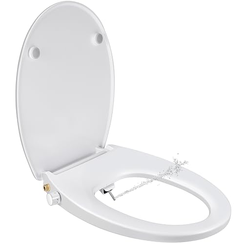 SAMODRA Abattant WC Forme O Bidet avec Frein de Chute