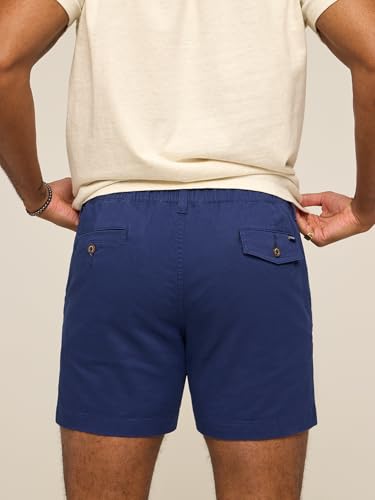 Image of Chubbies Chino Shorts Men 5.5 Inch - Mens Shorts Casual with Elastic Waistband, Side and Back Pockets, Stretch Cotton Blend