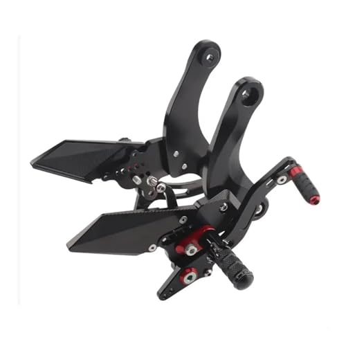 Pédales cadre repose-pieds arrière moto aluminium anti-dérapant pour duo sur 250 SR 2023
