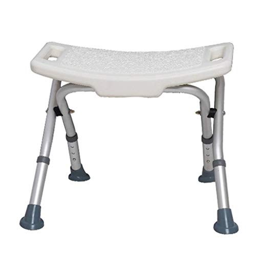 Tabouret médical portable de douche avec hauteur réglable pour senior - 2