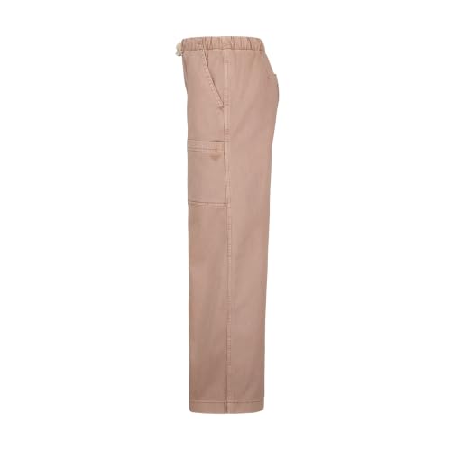Image of Roxy Girls' Precious Wide Leg Twill Cargo Pants, Relaxed Fit