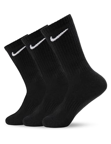 Nike Unisex Adult Everyday Lightweight Training Crew Socks (3 Pairs)