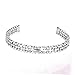 PartyKindom Silver Rhinestone Metal Replacement Watchband for Galaxy Durable Strap Elegant Wristband Compatible with Wrists Fashionable Sparkling Design