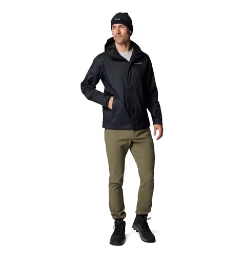 Columbia Men's Watertight II Waterproof Rain Jacket, Black, 2X Tall - image 3
