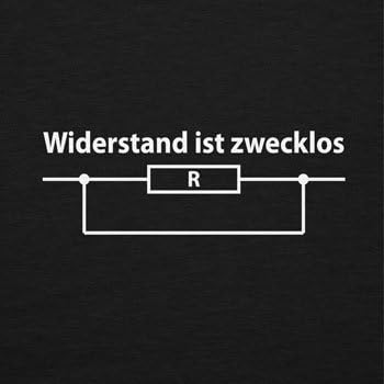 Texlab Damen Widerstand Ist Zwecklos T Shirt Schwarz S Amazon De Sport Freizeit
