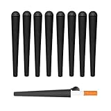 Étui à cigare étanche: Avec un design mat noir de 13 cm et un couvercle à clip, cet étui à cigare est facile à ouvrir et à fermer, offrant une protection efficace contre l'humidité et la saleté.