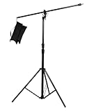 Amaran Aluminum Light Stand, 9.2ft/2.8m Adjustable Photography Stand with Boom Arm,Sandbag, 1/4' Screw for Softbox, Studio Light, Flash, Umbrella, Ring Light,Camera, Max Load 5kg
