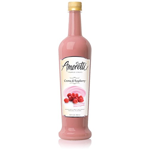 Amoretti Premium Crema di Raspberry Syrup (750mL)