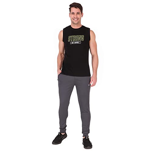 Image of NEXSTEP Men's Regular Fit Track Pants with Zipper Pockets