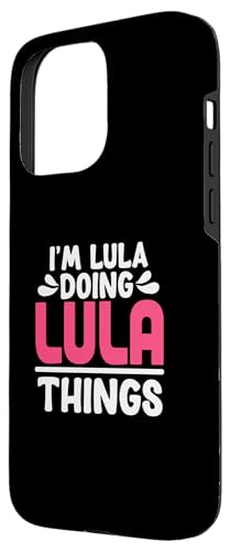 Image of Personalized First Name I'm Lula Doing Lula Things Case for iPhone 15 Pro Max