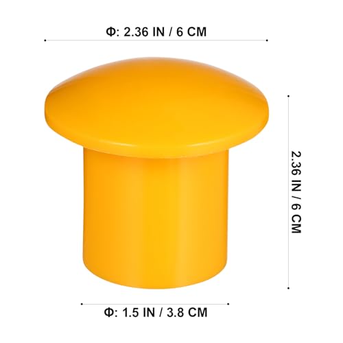 Protectores para varillas tipo hongo para evitar accidentes en la construccion 2