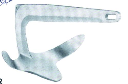 Ancre Type Bruce galvanisée, 2kg