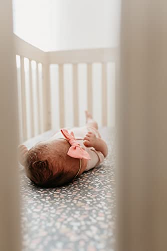 Image of Copper Pearl Premium Knit Baby Crib Sheets for Standard Mattresses, Breathable and Soft, Gemini
