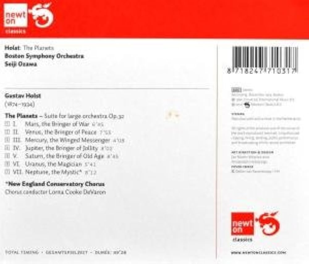 New England Conservatory Chorus, Holst, Seiji Ozawa, Boston