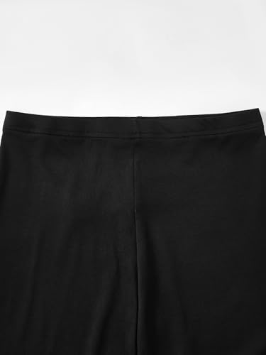 Women's High Elastic Waist Split Hem Maxi Skirt Dressy Casual Skirts3