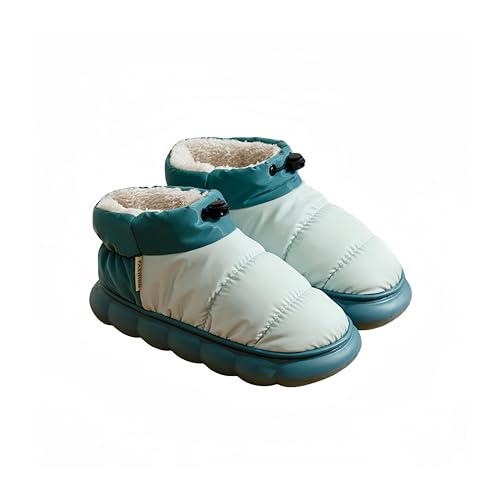 Sneaker Slippers for Women Warm House Fluffy Slippers Women Indoor and Outdoor Thickened Non-Slip Warm and Comfortable