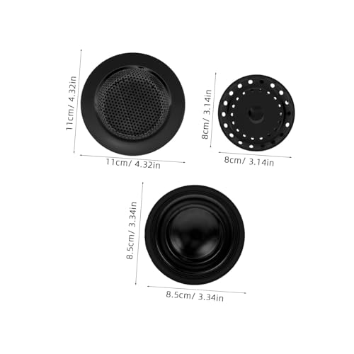 Colador y tapón para desagüe de lavabo de acero inoxidable miniatura 2