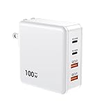 充電器 タイプc 100w PD 急速充電器 4ポート同時充電 軽量 小型 USB PD3.0/QC3.0/PPS/SCP規格 PSE認証 GaN技術搭載 折りたたみ式プラグ iPad/iPhone/Android/MacBookなど各種対 JHX-AC2302