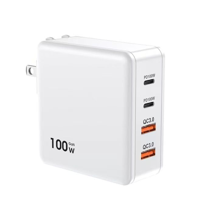 Amazon | 充電器 タイプc 100w PD 急速充電器 4ポート同時充電 軽量