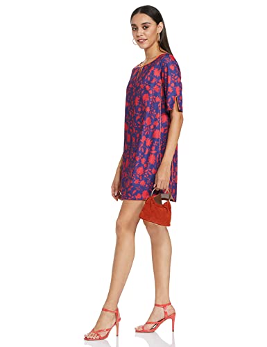 Image of RIVER Women's 97% Polyester, 3% Lycra RS2NJDR325B Above The Knee Casual Dress