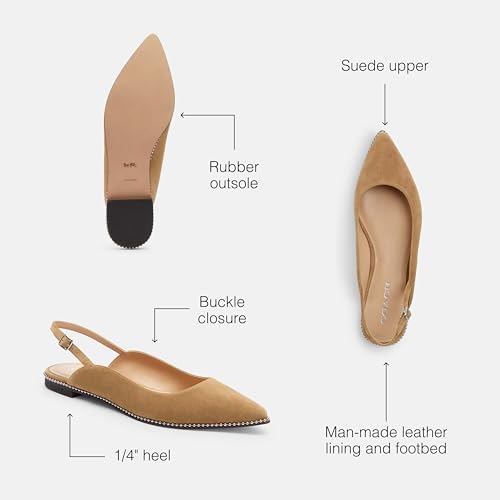 Coach Women's VAE Suede Skimmer Ballet Flat3