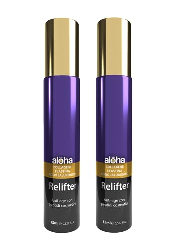 Aloha Relifter Serum Ojos Labios Ácido Hialurónico Colágeno Pack Antiarrugas x2