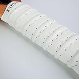 X-Trust Pro Overgrip White with Perforated Texture – Maximum Control & Comfort (10)