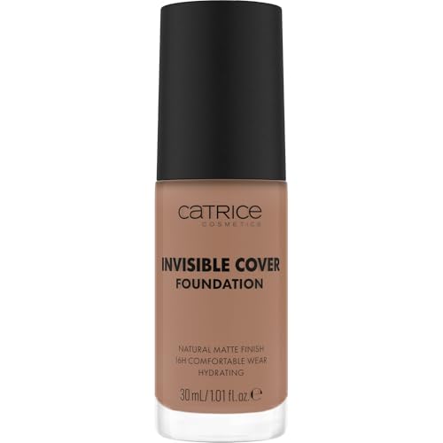Catrice Cosmetics Base Invisible Cover, hidratar/humectar, de larga duración, matificante, natural, mate, 30 ml